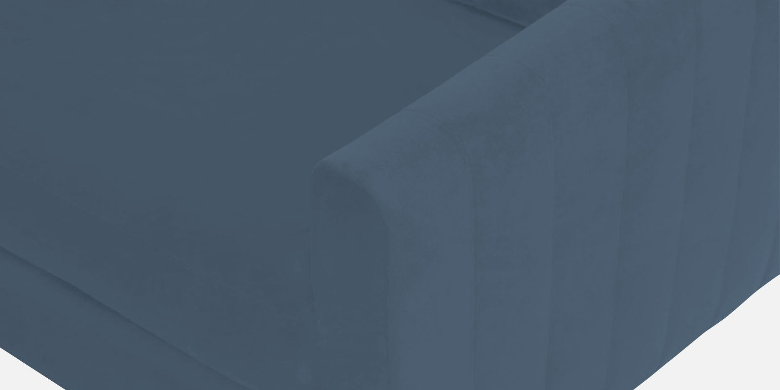 Haru Fabric LHS Sectional Sofa (2+Lounger) In Oxford Blue Colour - Febonic Living