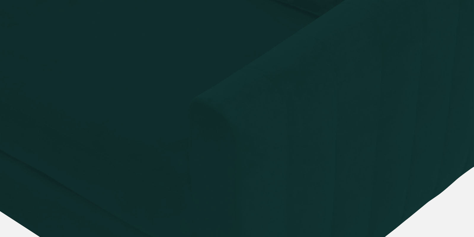 Haru Fabric RHS Sectional Sofa (2+Lounger) In Forest Green Colour - Febonic Living