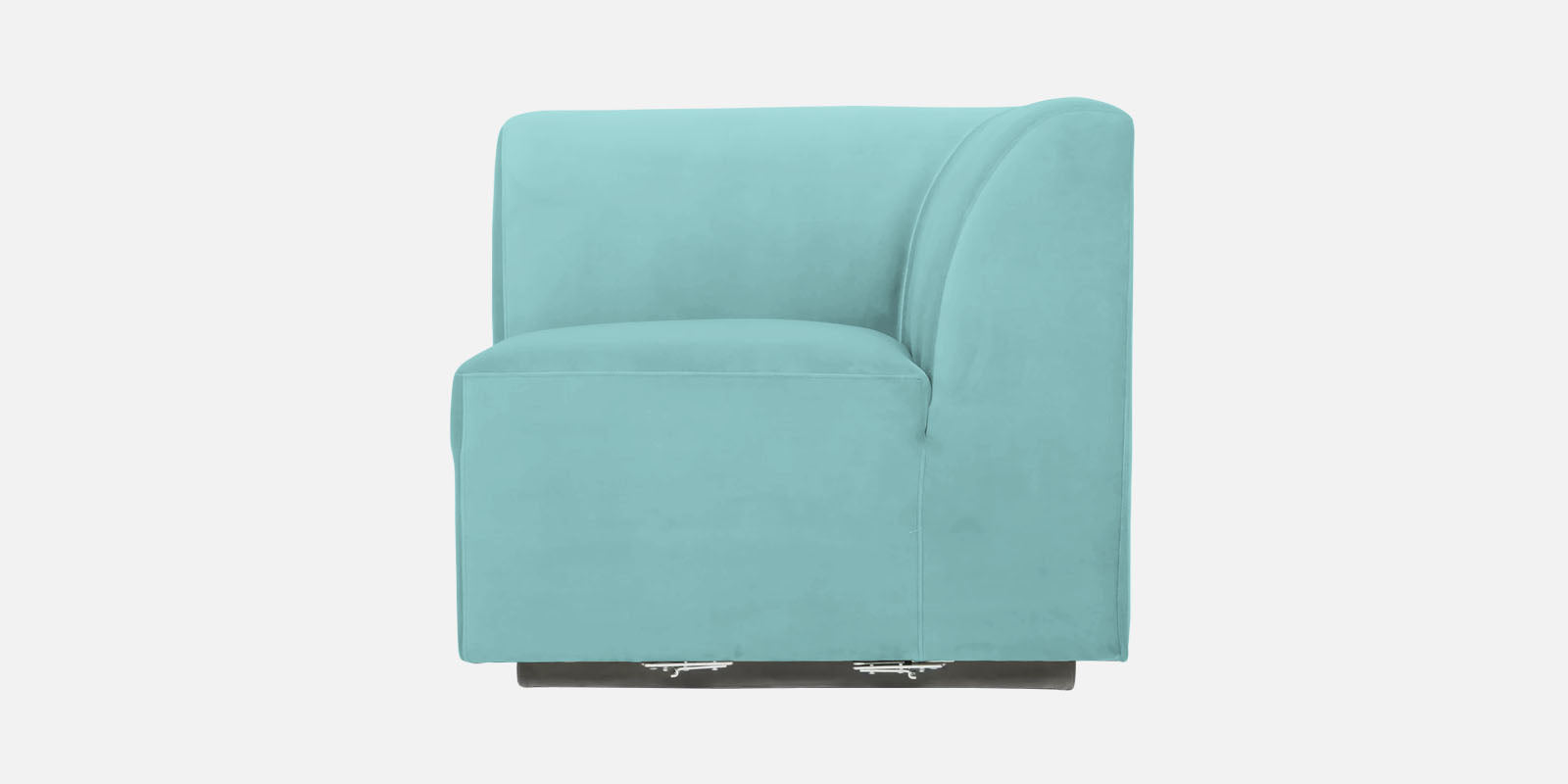 Bufa Velvet 3 Seater Sofa in Barmunda Aqua Blue Colour