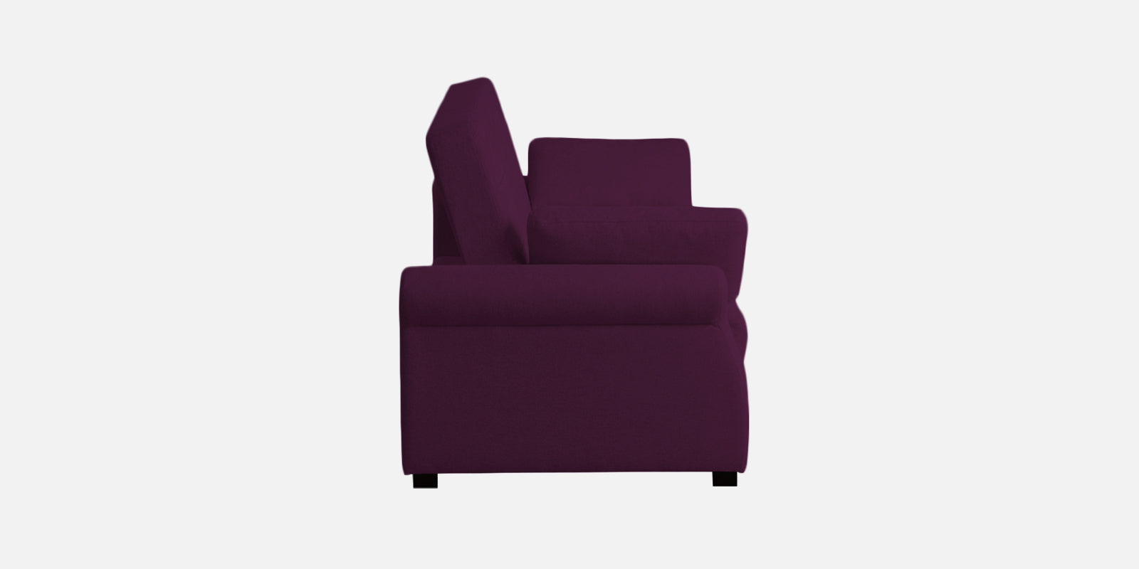 Fornia Fabric 3 Seater Pull Out Sofa Cum Bed In Greek Purple Colour - Febonic Living