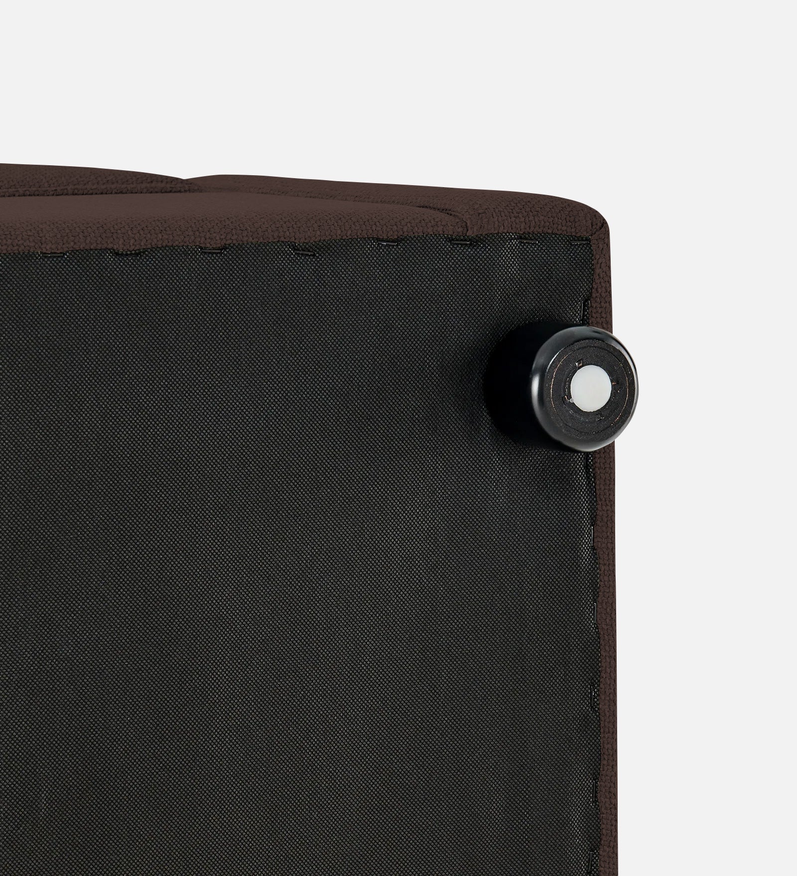 Cooper Fabric Storage Bench In Coffee Brown Colour - Febonic Living