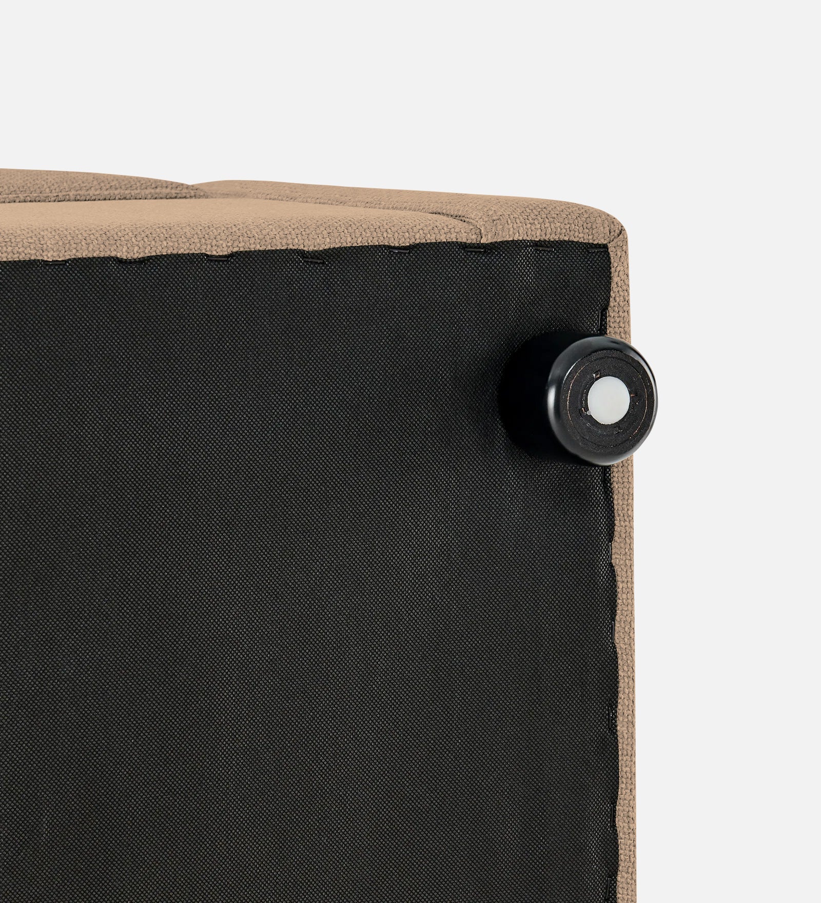 Cooper Fabric Storage Bench In Cookie Beige Colour - Febonic Living