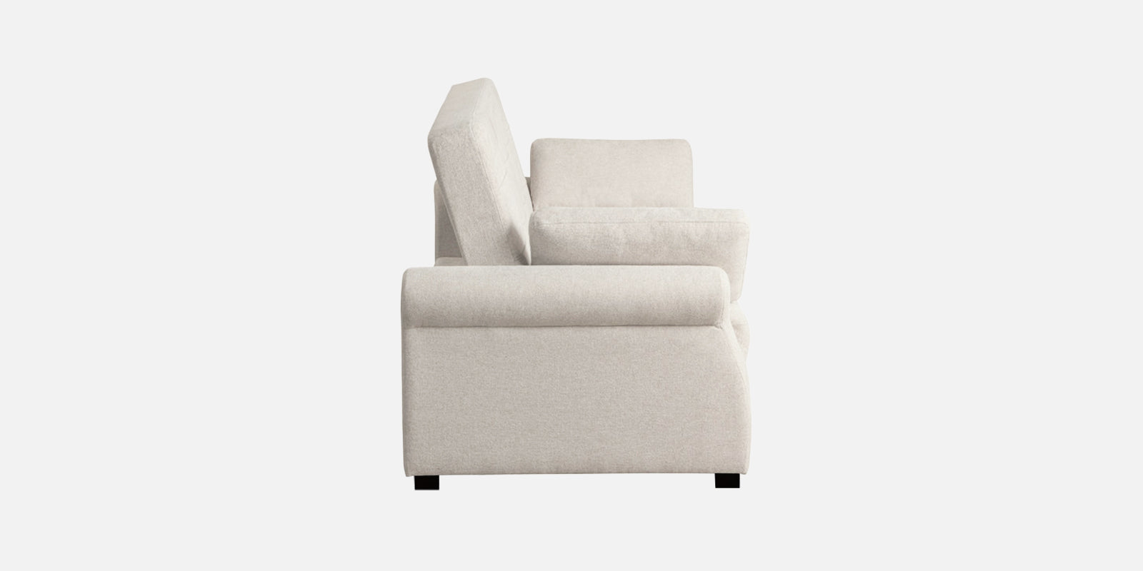 Fornia Fabric 2 Seater Pull Out Sofa Cum Bed In Ivory Cream Colour - Febonic Living