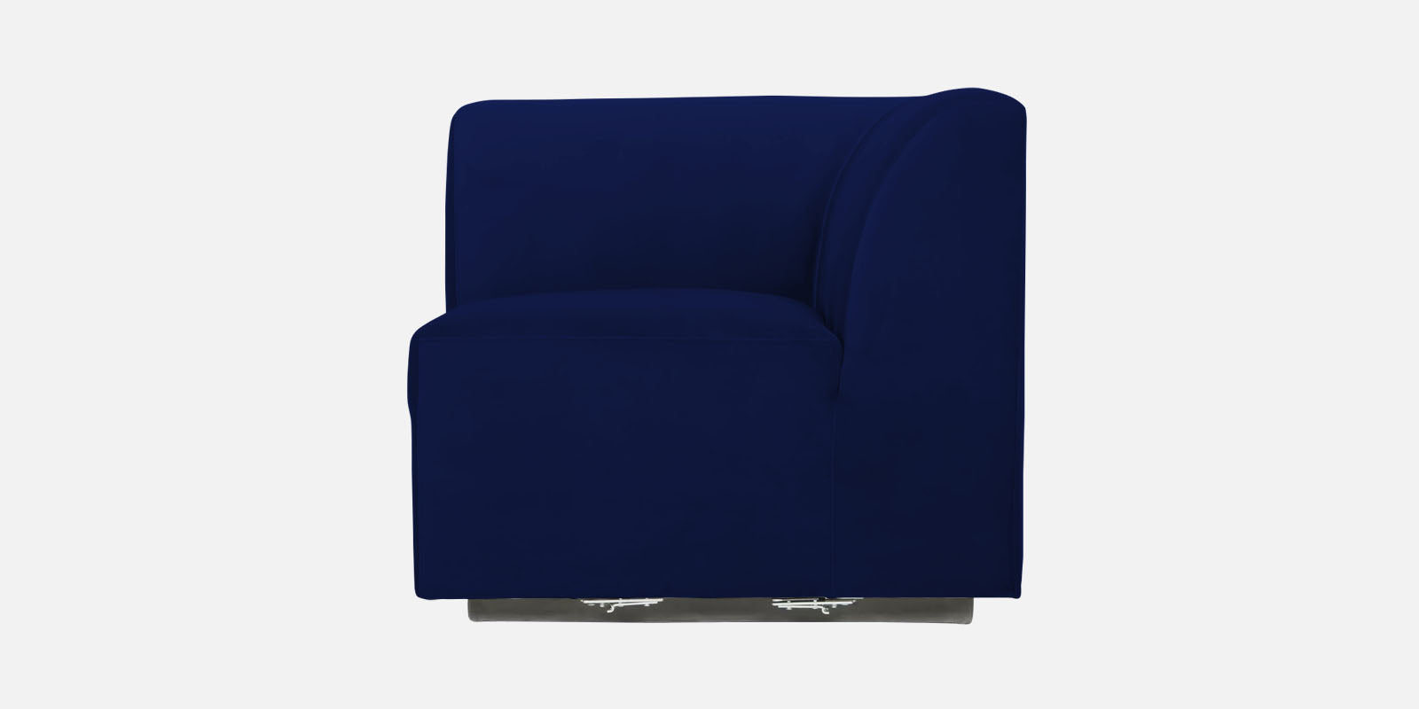 Bufa Velvet 3 Seater Sofa In Dark Blue Colour - Febonic Living