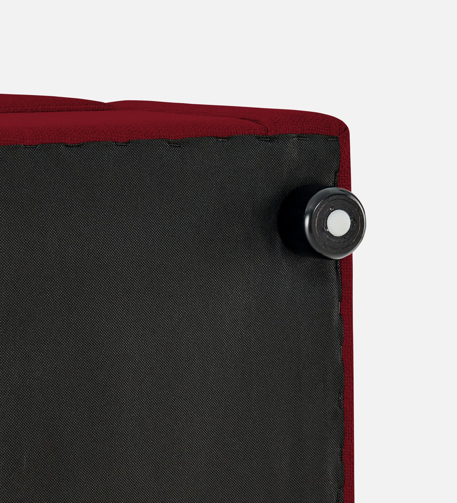 Cooper Fabric Storage Bench In Ruby Red Colour - Febonic Living
