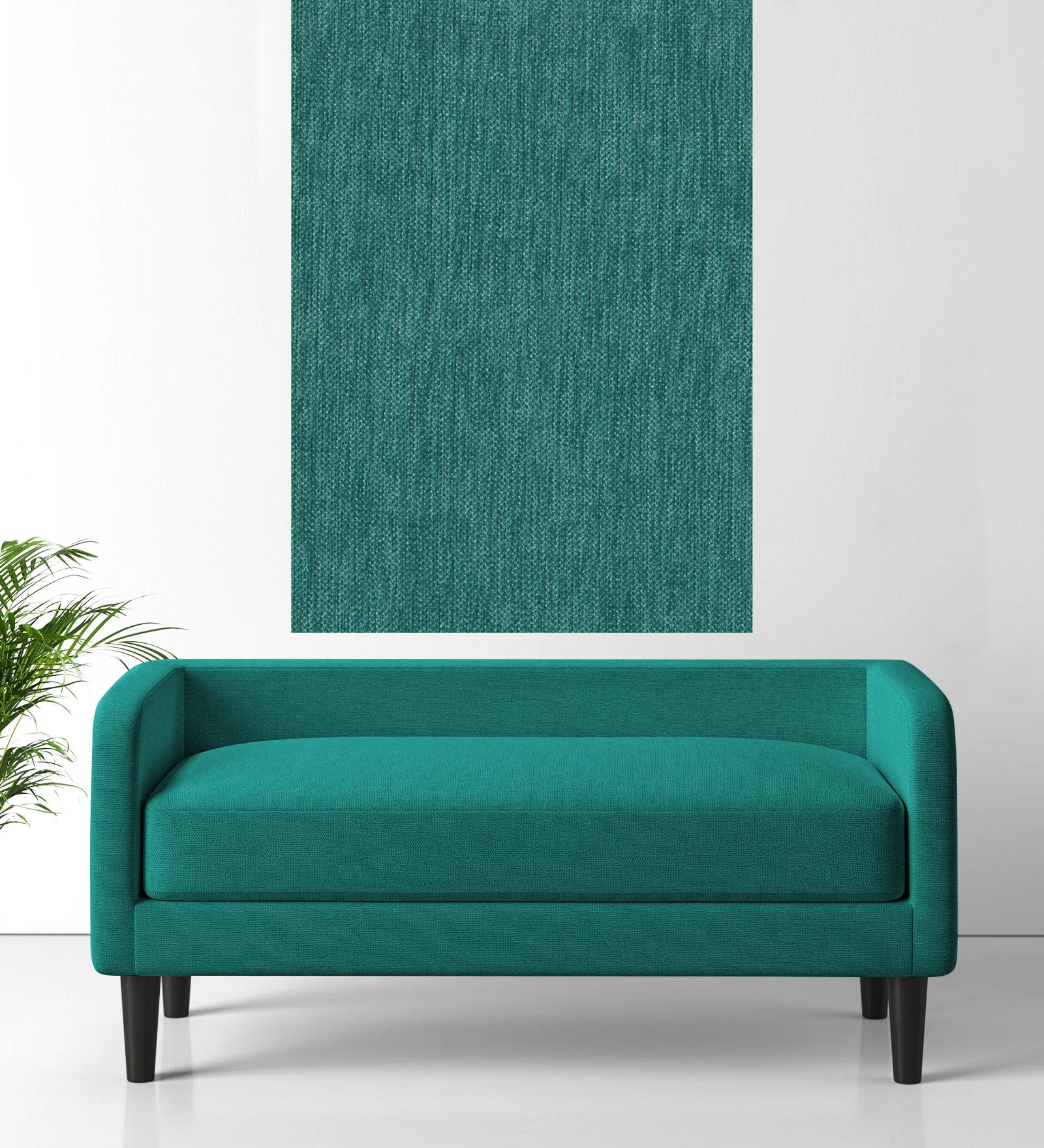 Polycotton Beso Fabric Sea Green 126 Code - Febonic Living