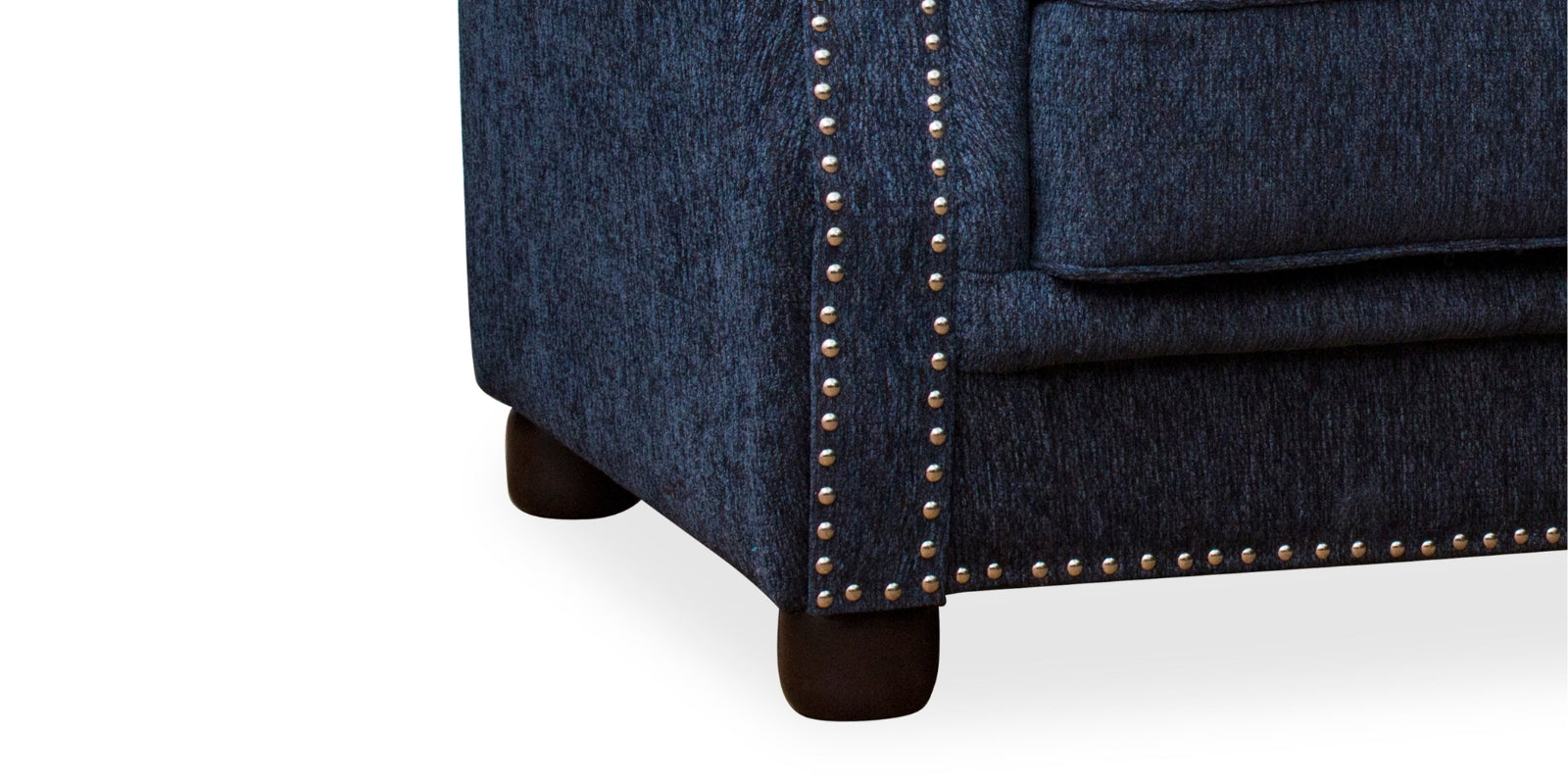 Muba Fabric 3 Seater Sofa In Royal Blue Colour - Febonic Living