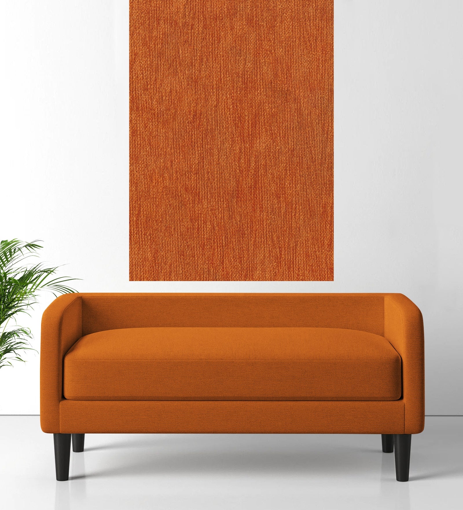 Polycotton Beso Fabric Vivid Orange 157 Code - Febonic Living