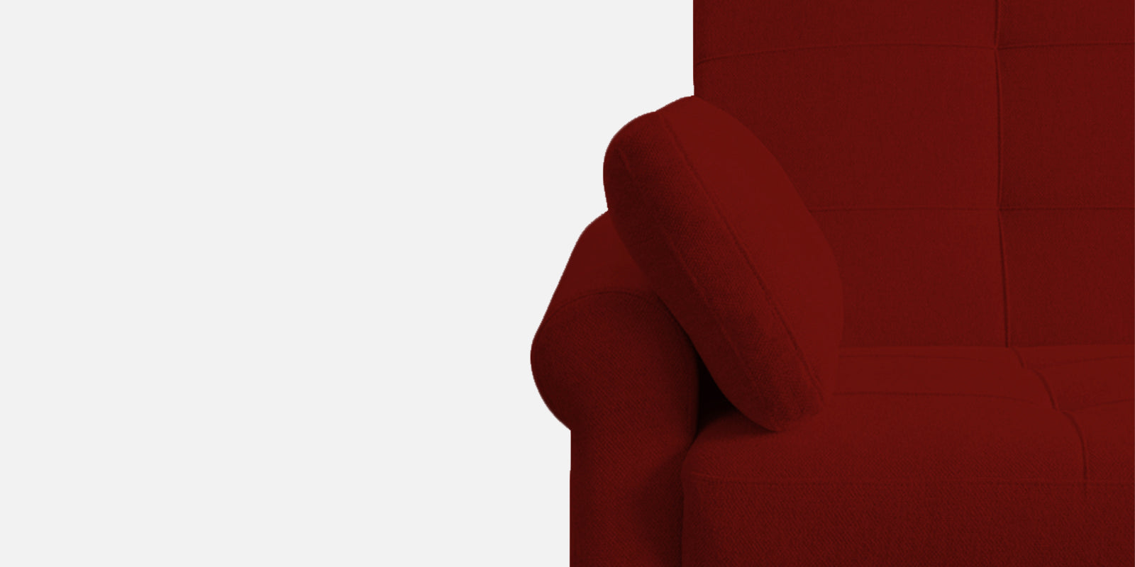 Fornia Fabric 3 Seater Pull Out Sofa Cum Bed In Blood Maroon Colour - Febonic Living