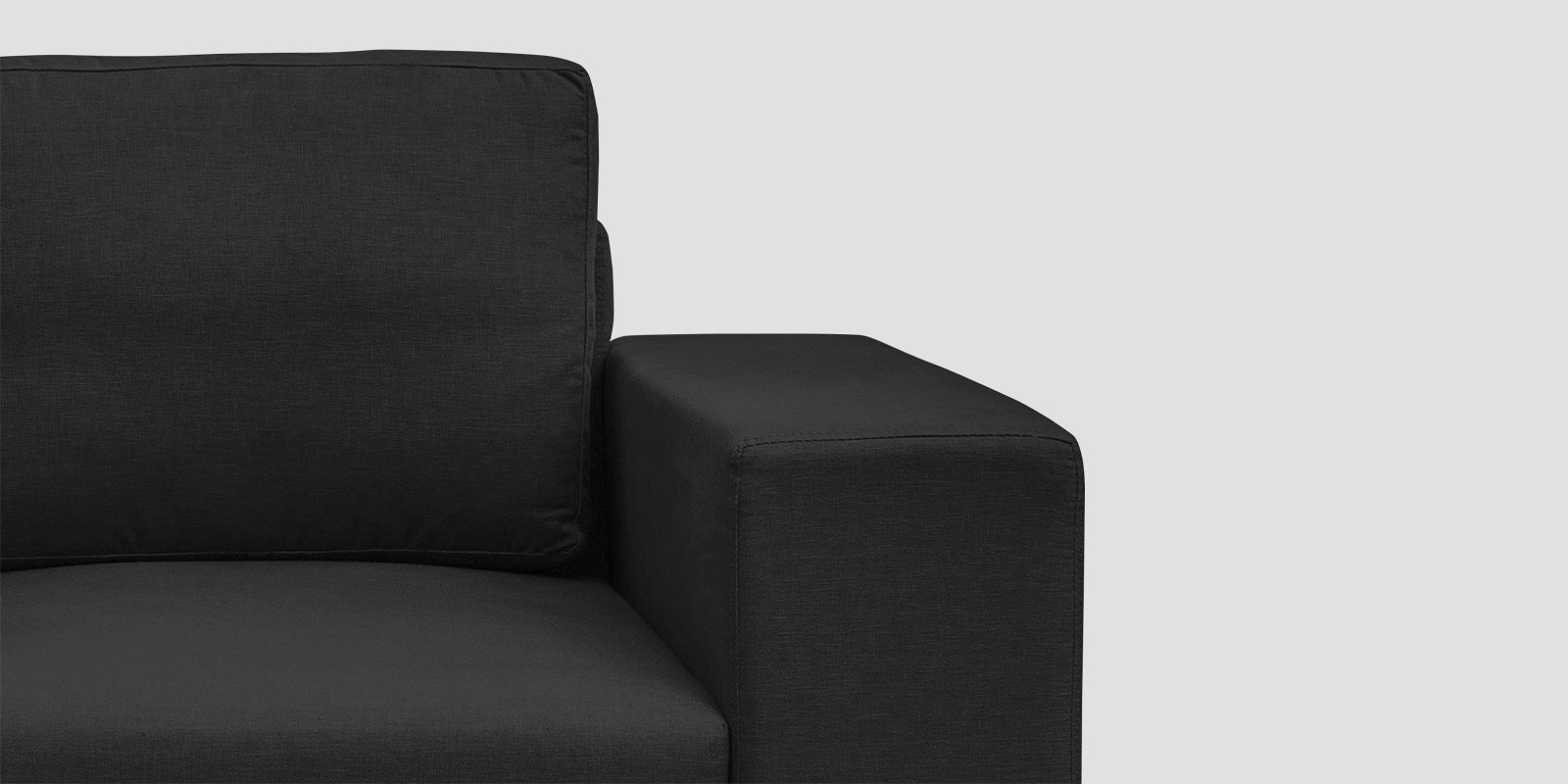 Betty Fabric 6 Seater LHS Corner Sofa In Stone Grey Colour - Febonic Living