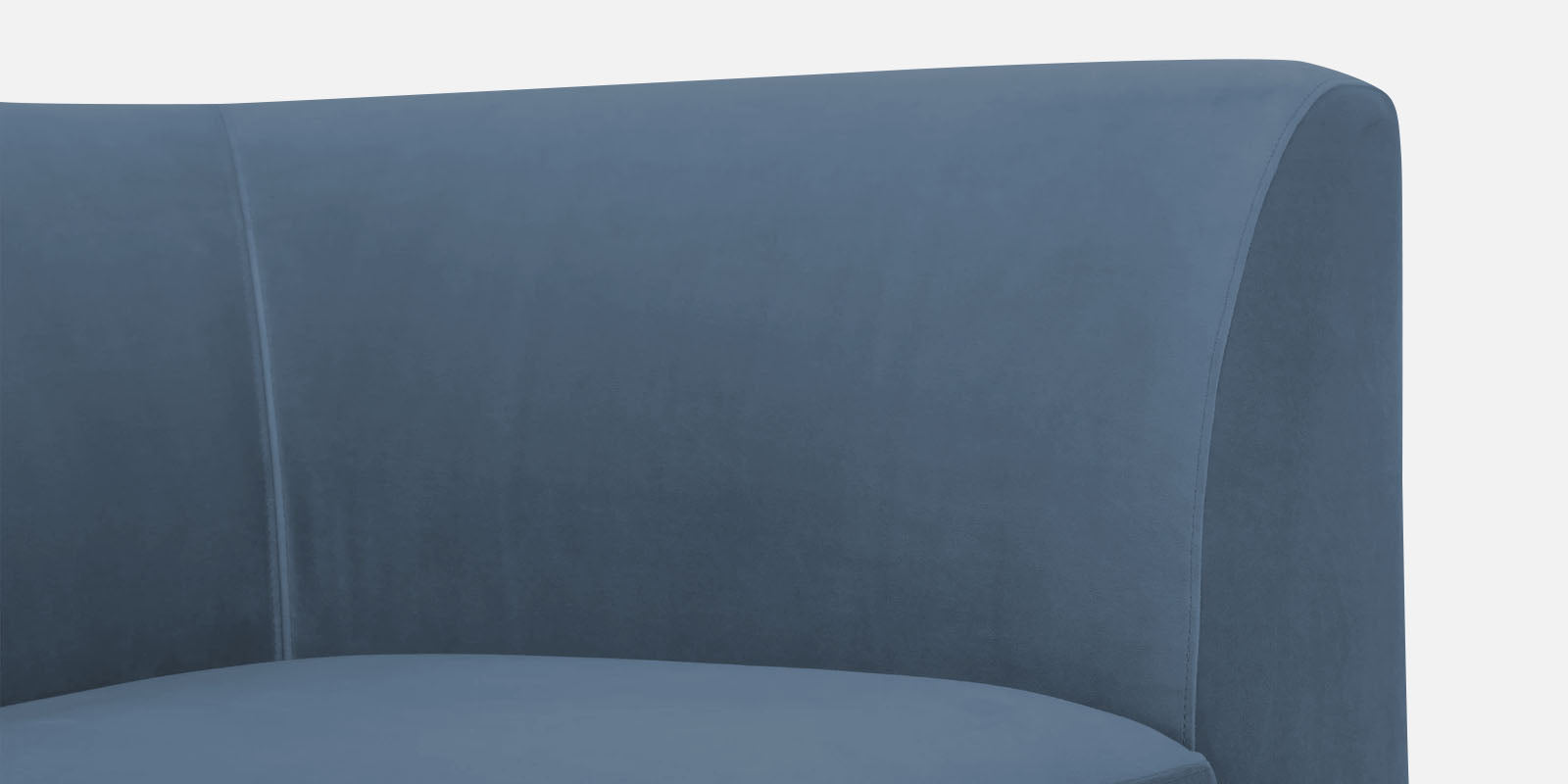 Bufa Velvet 2 Seater Sofa In Oxford Blue Colour - Febonic Living