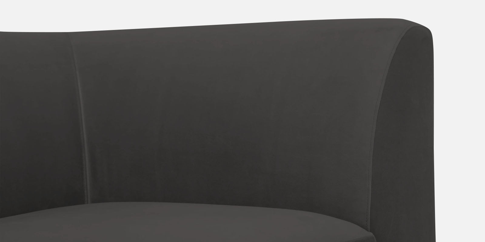 Bufa Velvet 2 Seater Sofa In Hory Grey Colour - Febonic Living
