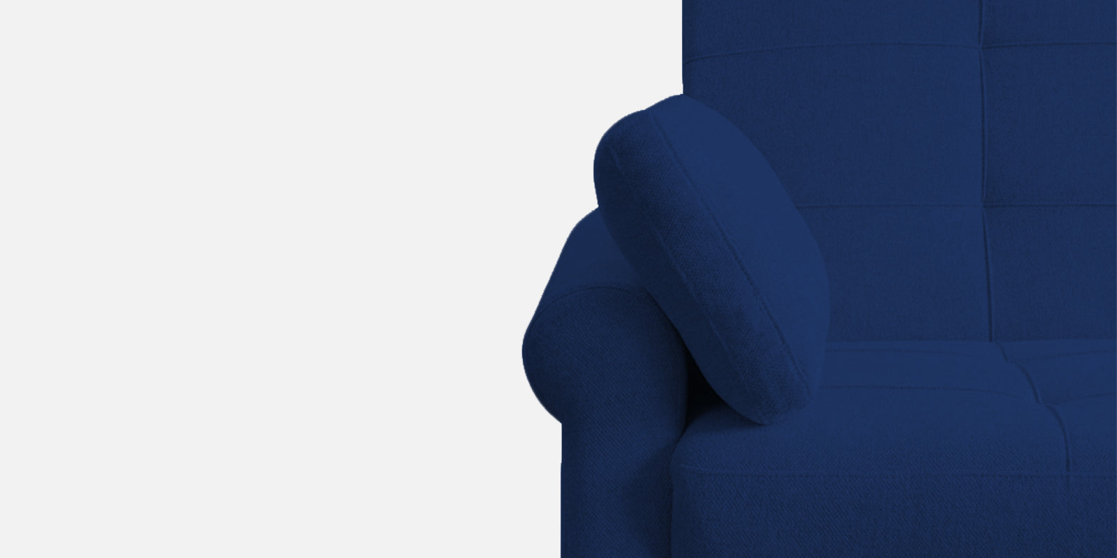 Fornia Fabric 3 Seater Pull Out Sofa Cum Bed In Royal Blue Colour - Febonic Living