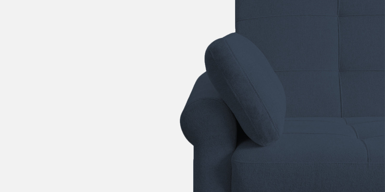 Fornia Fabric 3 Seater Pull Out Sofa Cum Bed In Denim Blue Colour - Febonic Living