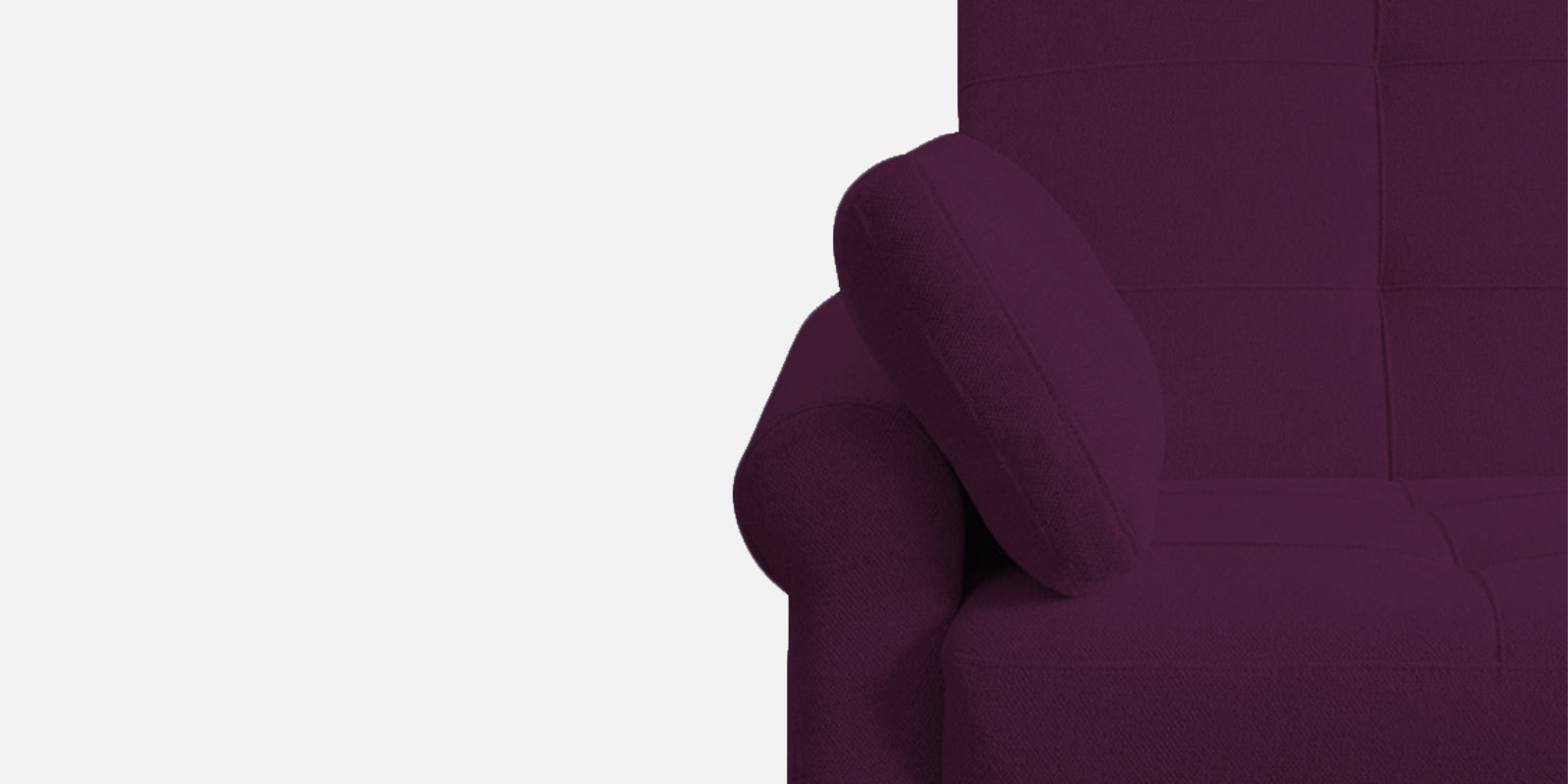 Fornia Fabric 3 Seater Pull Out Sofa Cum Bed In Greek Purple Colour - Febonic Living