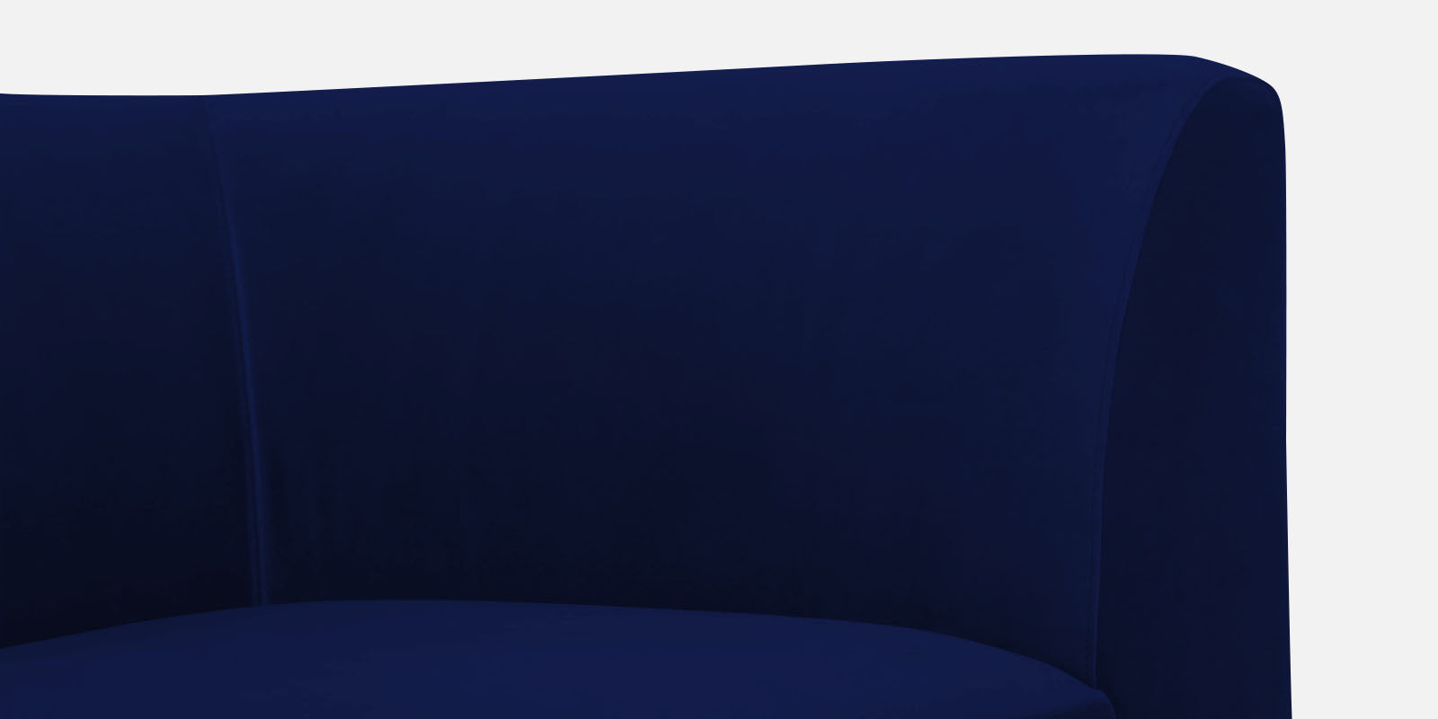 Bufa Velvet 3 Seater Sofa In Dark Blue Colour - Febonic Living