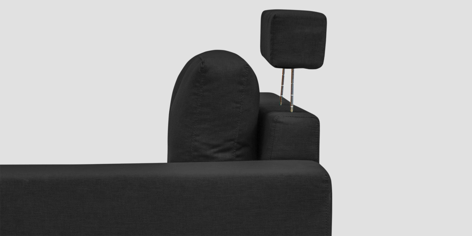 Betty Fabric 6 Seater LHS Corner Sofa In Stone Grey Colour - Febonic Living