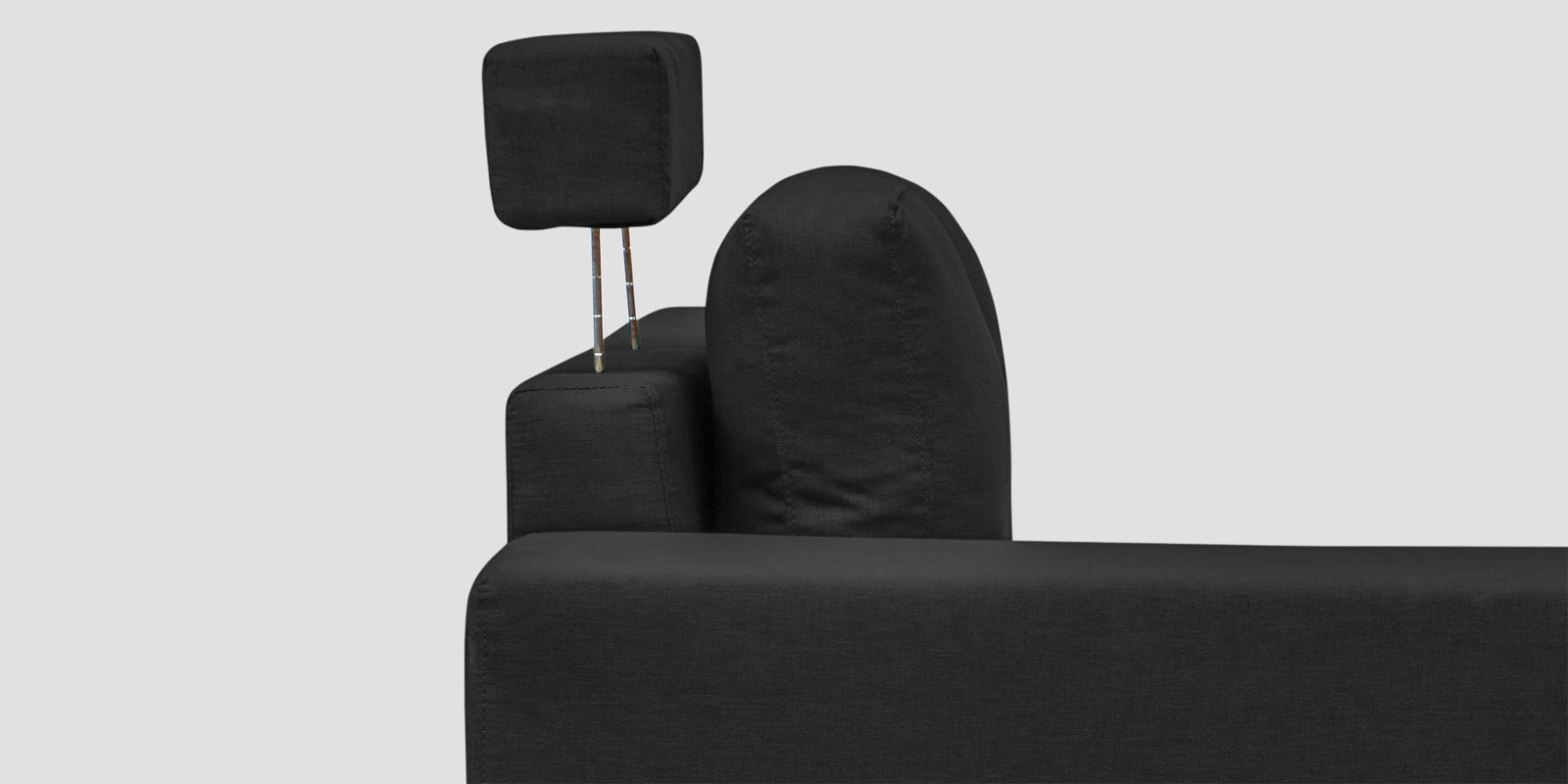 Betty Fabric 6 Seater RHS Corner Sofa In Stone Grey Colour - Febonic Living