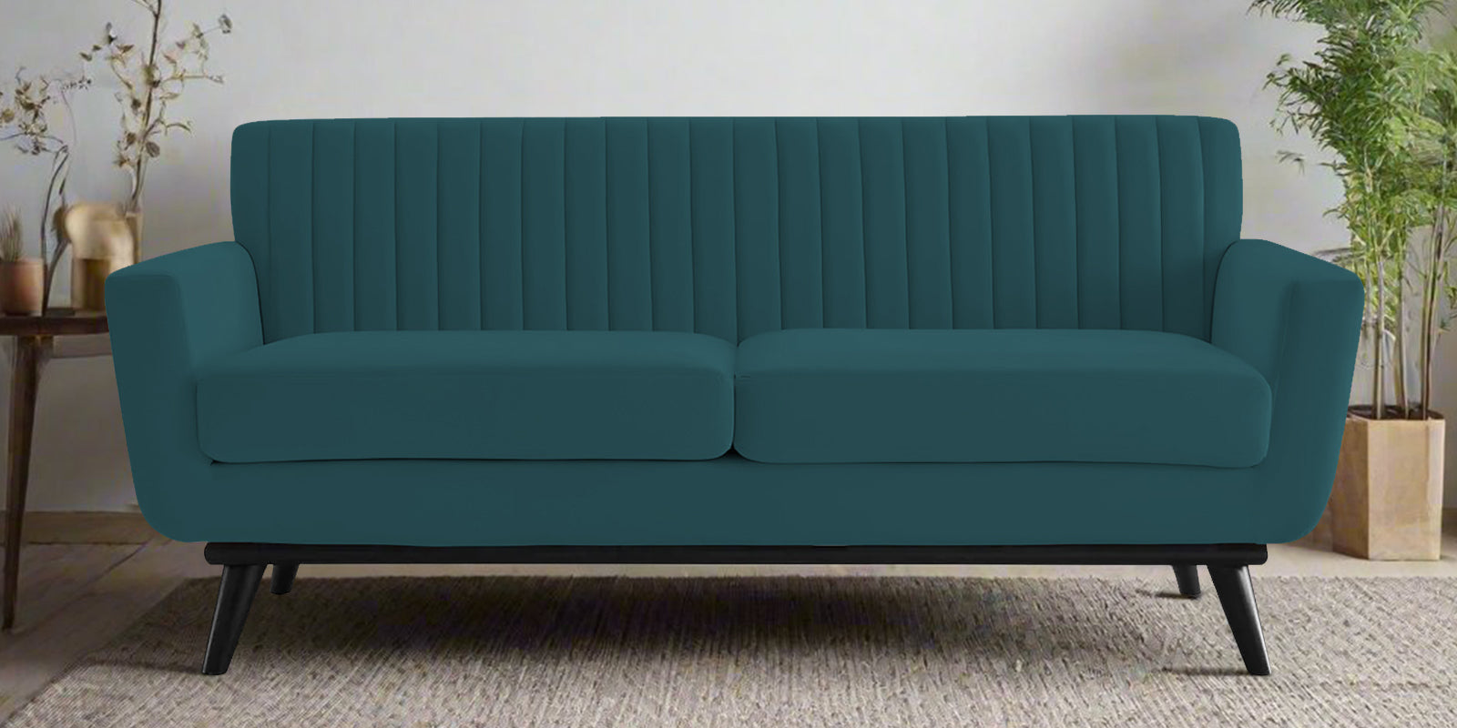 Tucker Velvet 2 Seater Sofa In Arabian Green Colour - Febonic Living