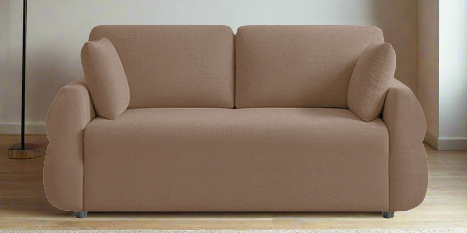 Jack Fabric 2 Seater Sofa In Cookie Beige Colour - Febonic Living