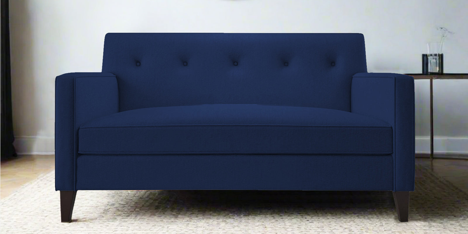 Miller Fabric 2 Seater Sofa In Royal Blue Colour - Febonic Living