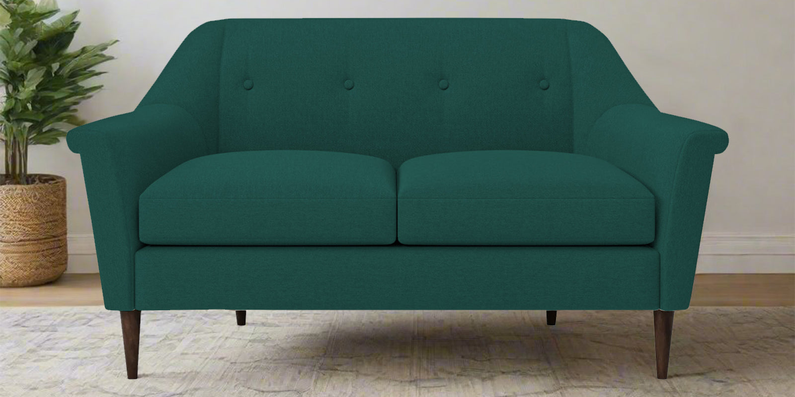 Homer Fabric 2 Seater Sofa In Sage Green Colour - Febonic Living
