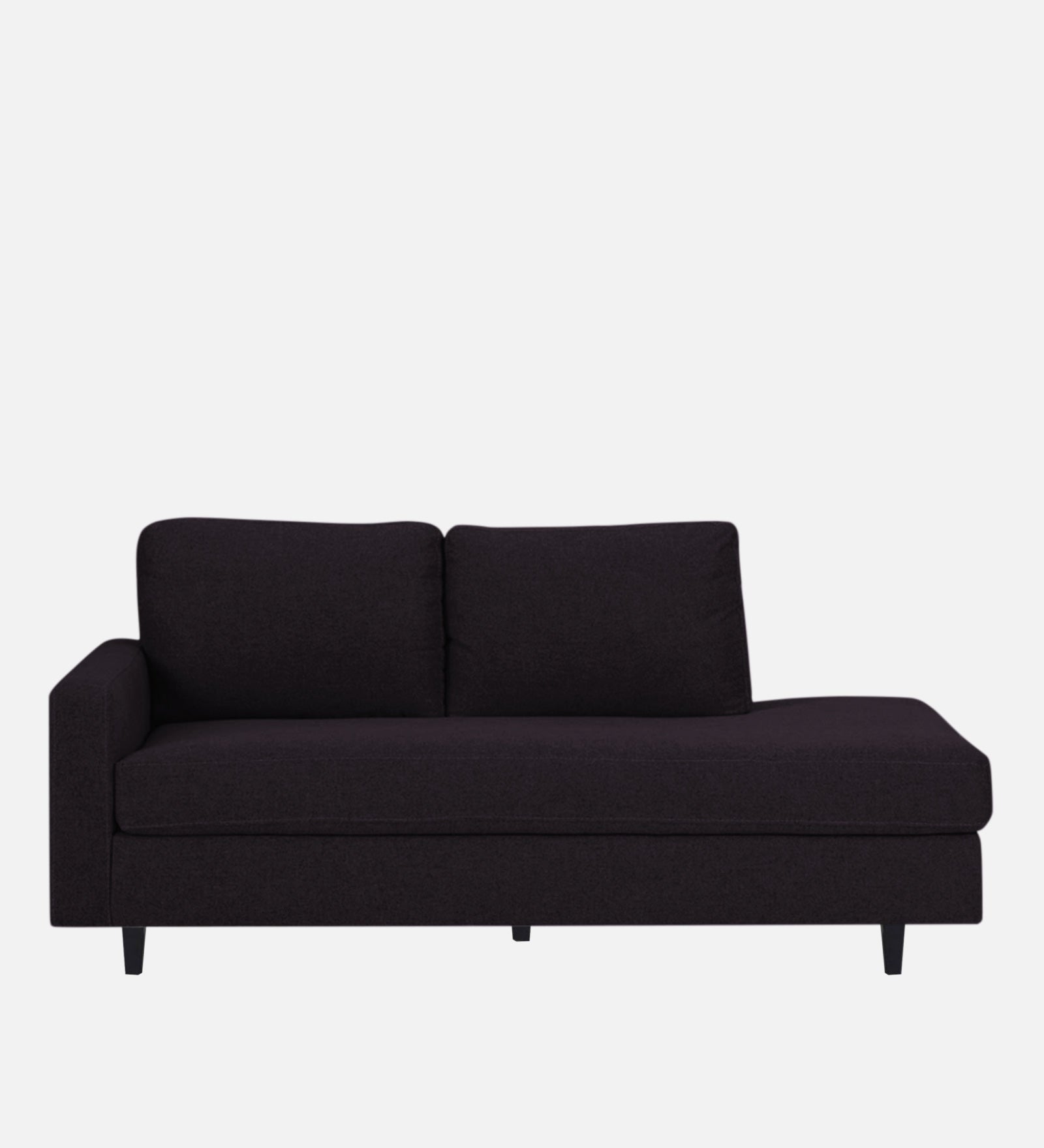 Alitza Fabric RHS Chaise Lounger In Cara Brown Colour - Febonic Living