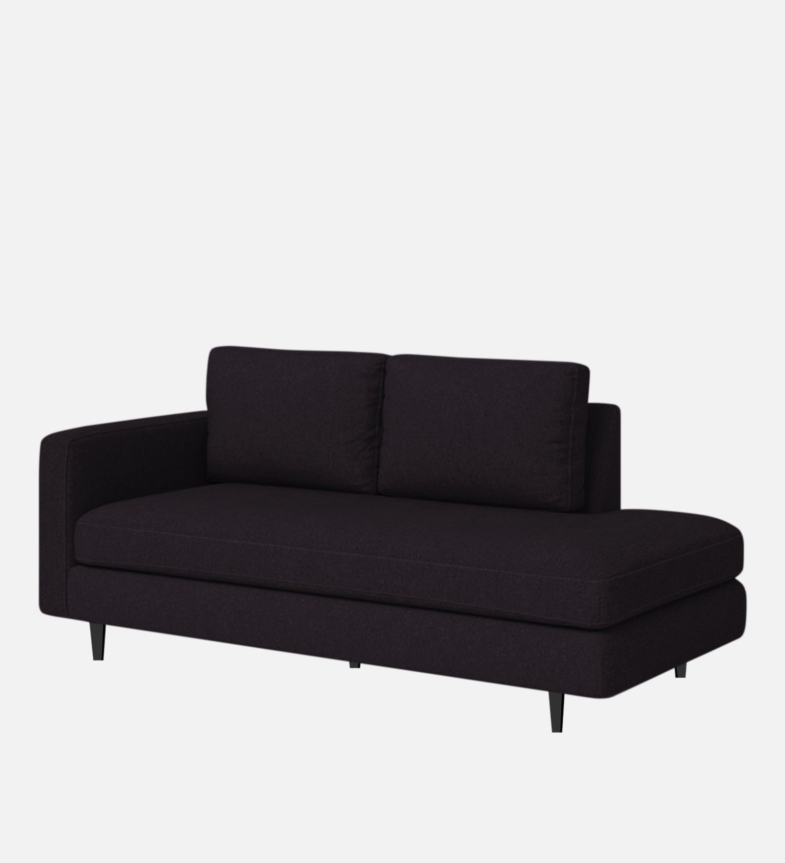 Alitza Fabric RHS Chaise Lounger In Cara Brown Colour - Febonic Living