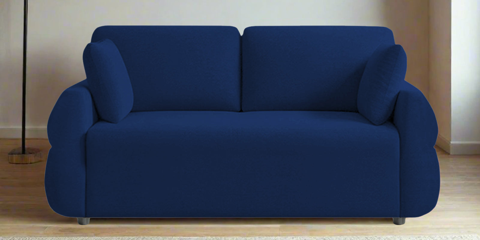 Jack Fabric 2 Seater Sofa In Royal Blue Colour - Febonic Living