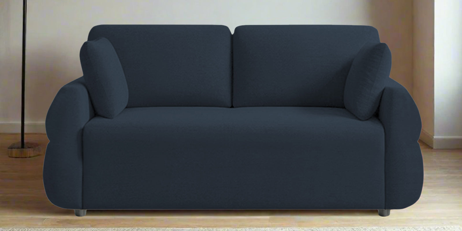 Jack Fabric 2 Seater Sofa In Denim Blue Colour - Febonic Living