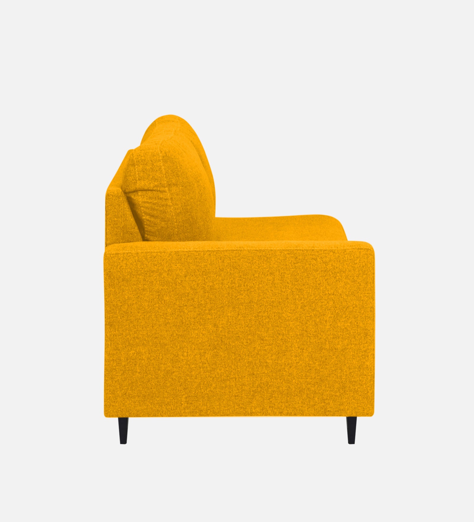 Alitza Fabric RHS Chaise Lounger In Bold Yellow Colour - Febonic Living