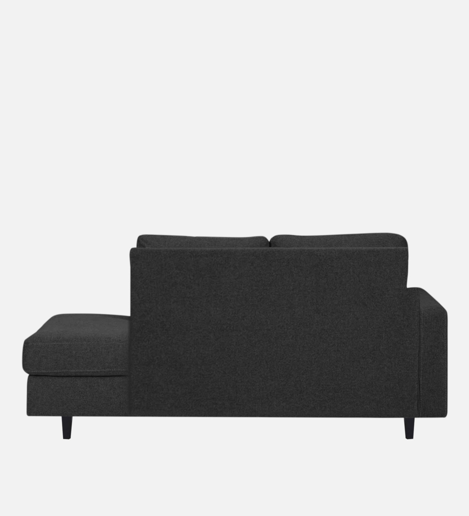 Alitza Fabric LHS Chaise Lounger In Charcoal Grey Colour - Febonic Living