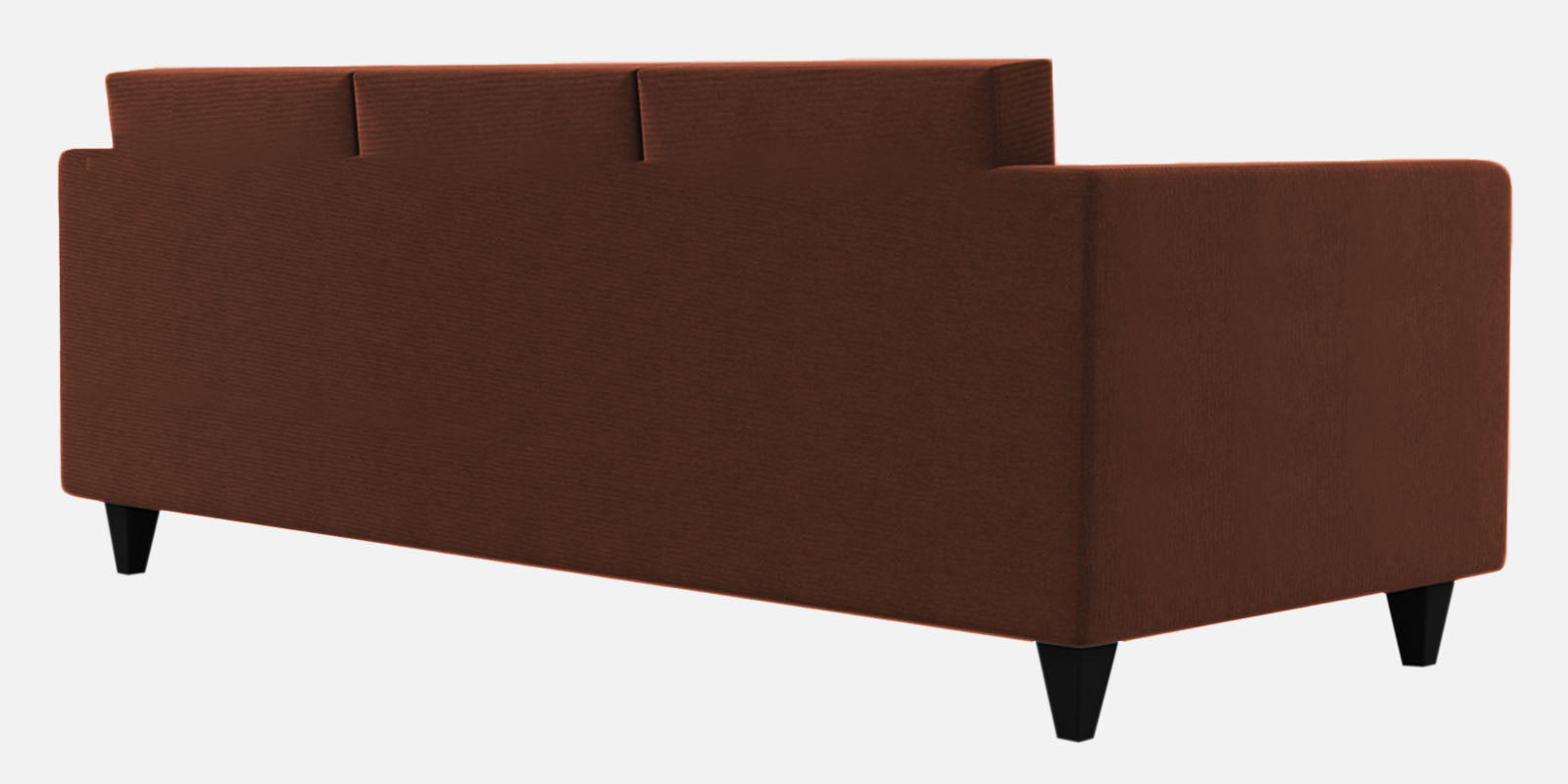Nipul Fabric 3 Seater Sofa In Coffee Brown Colour - Febonic Living