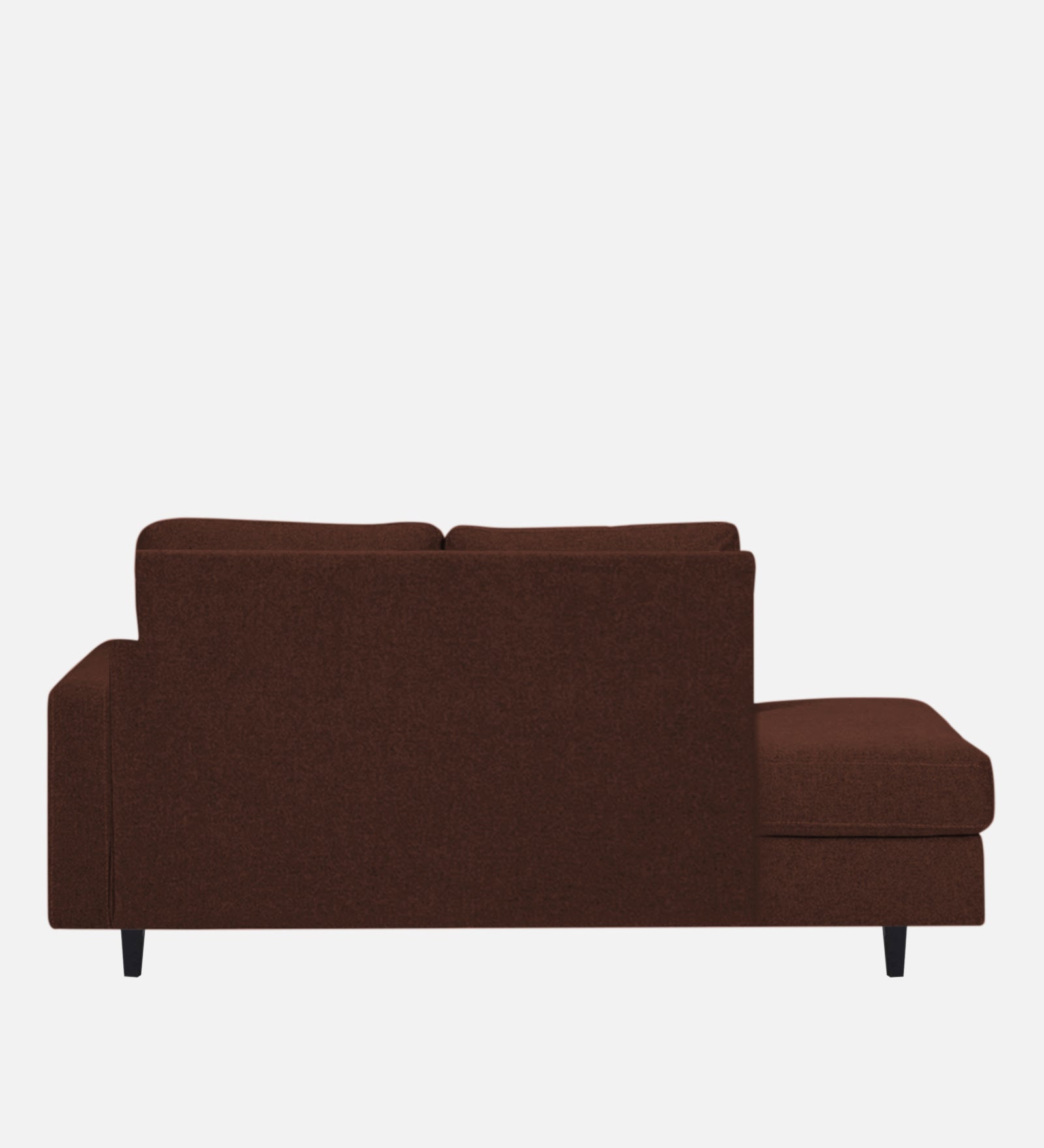 Alitza Fabric RHS Chaise Lounger In Coffee Brown Colour - Febonic Living