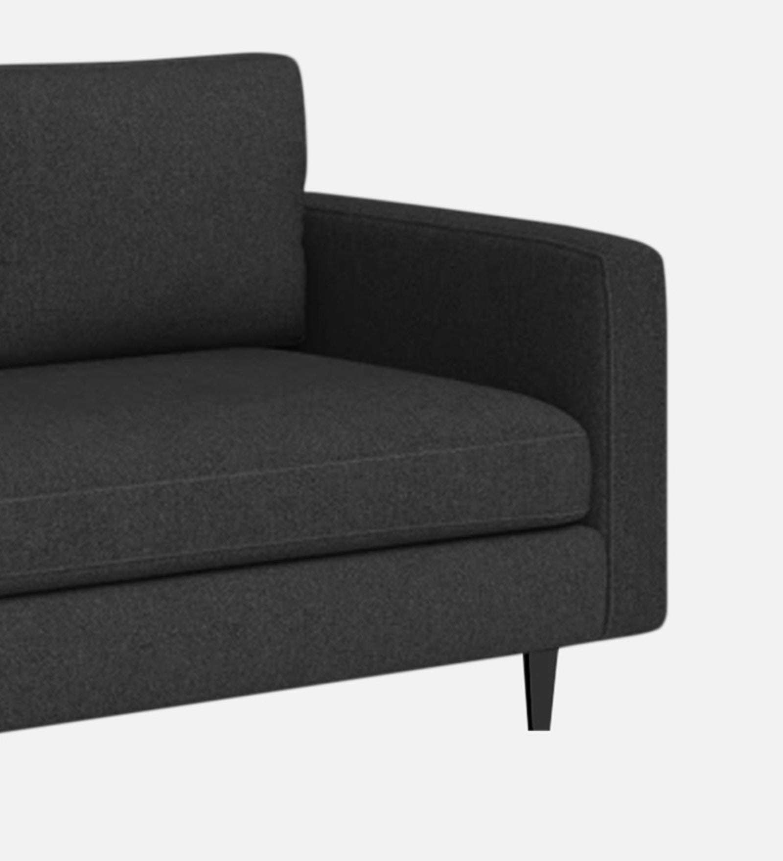 Alitza Fabric LHS Chaise Lounger In Charcoal Grey Colour - Febonic Living