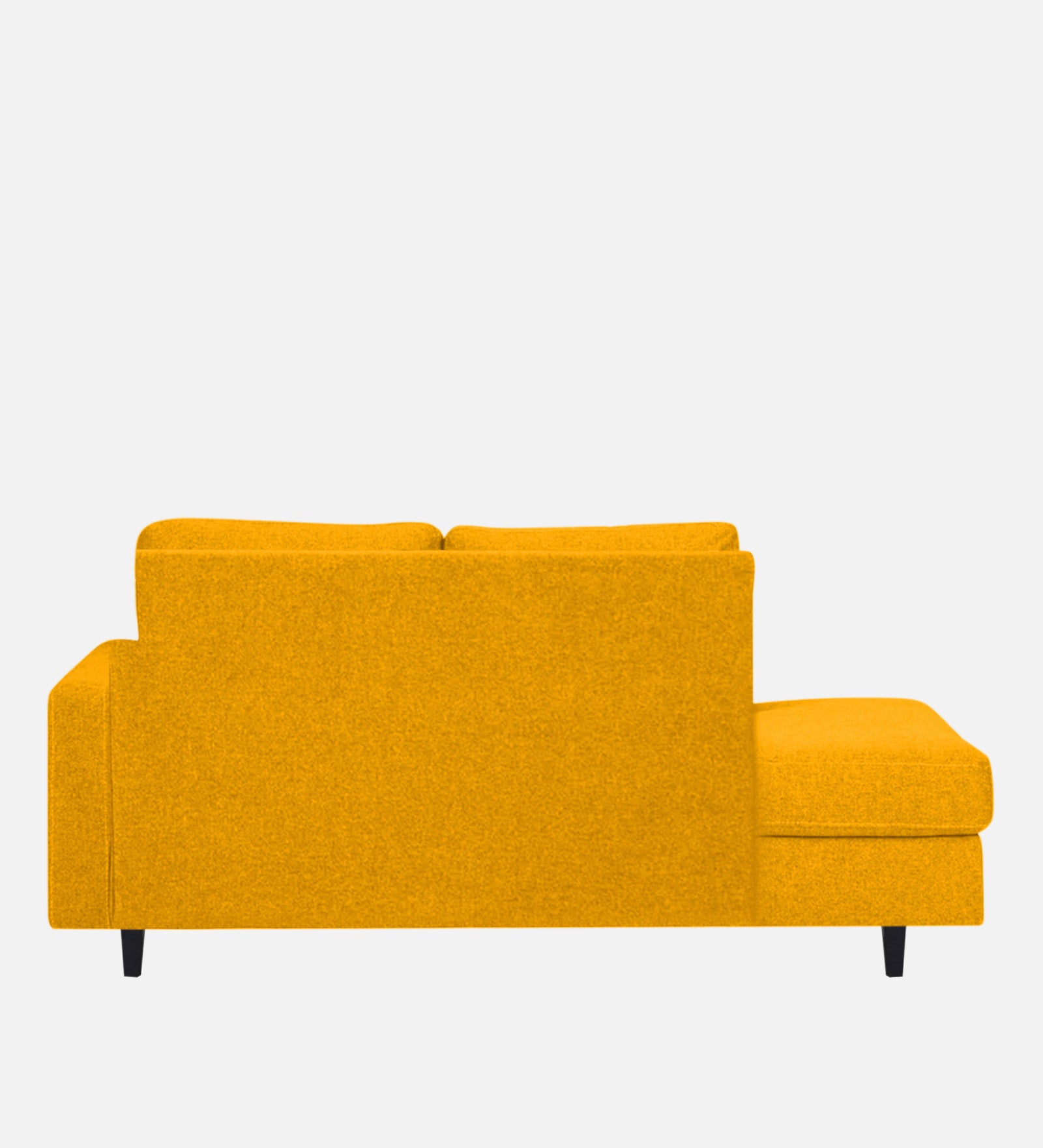 Alitza Fabric RHS Chaise Lounger In Bold Yellow Colour - Febonic Living
