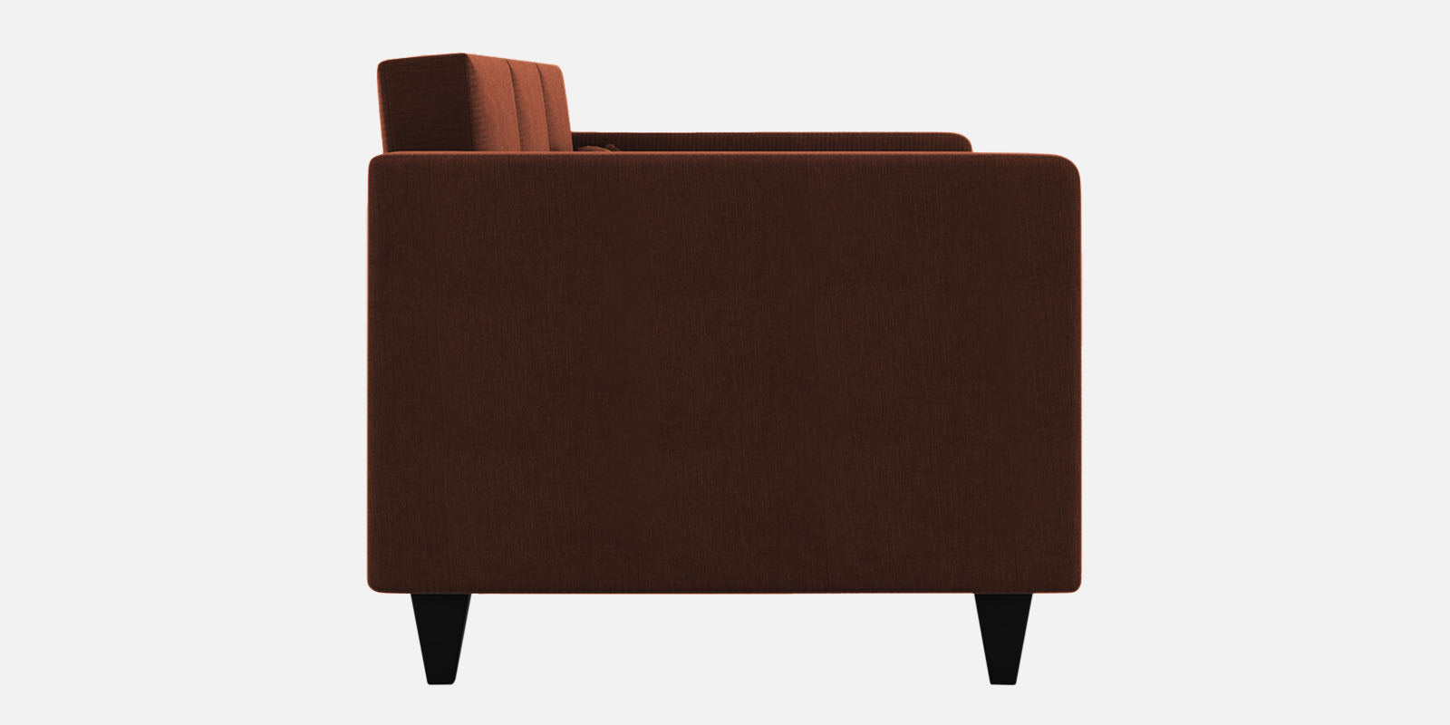 Nipul Fabric 3 Seater Sofa In Coffee Brown Colour - Febonic Living
