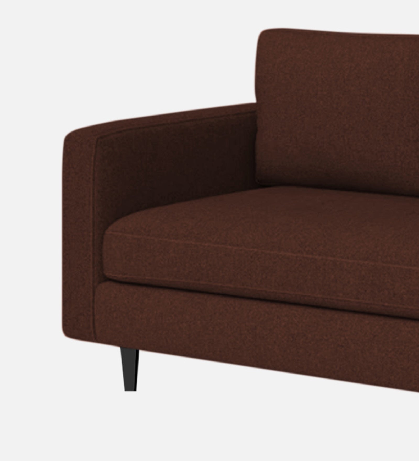 Alitza Fabric RHS Chaise Lounger In Coffee Brown Colour - Febonic Living