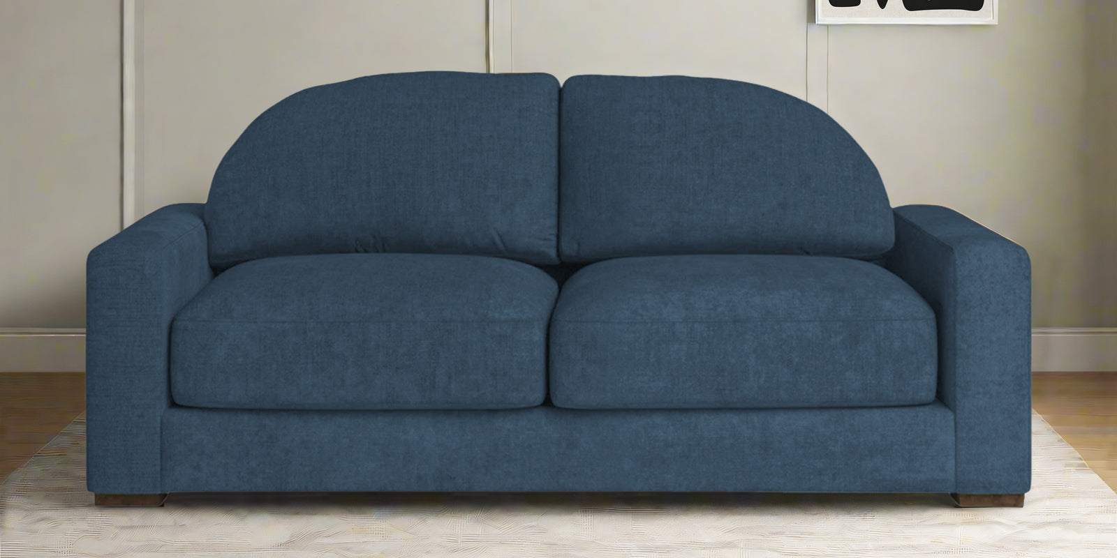 Dara Fabric 2 Seater Sofa In Light Blue Colour - Febonic Living