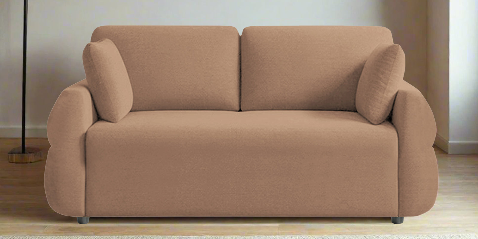 Jack Fabric 2 Seater Sofa In Cosmic Beige Colour - Febonic Living