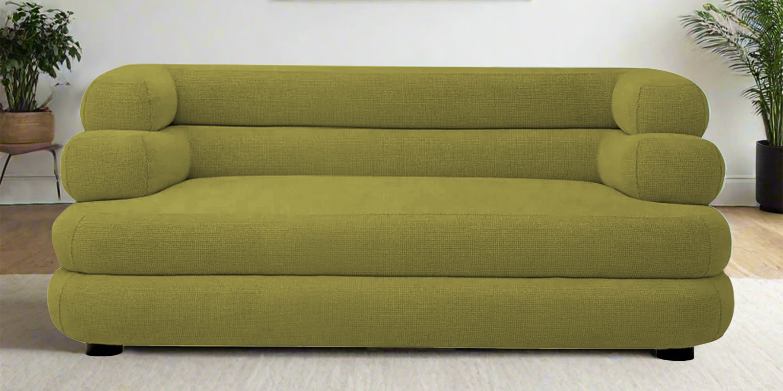 Wener Fabric 2 Seater Sofa In Kelly Green Colour - Febonic Living