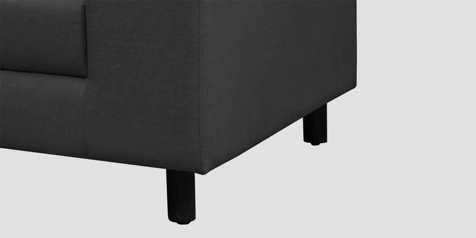 Betty Fabric 6 Seater LHS Corner Sofa In Stone Grey Colour - Febonic Living