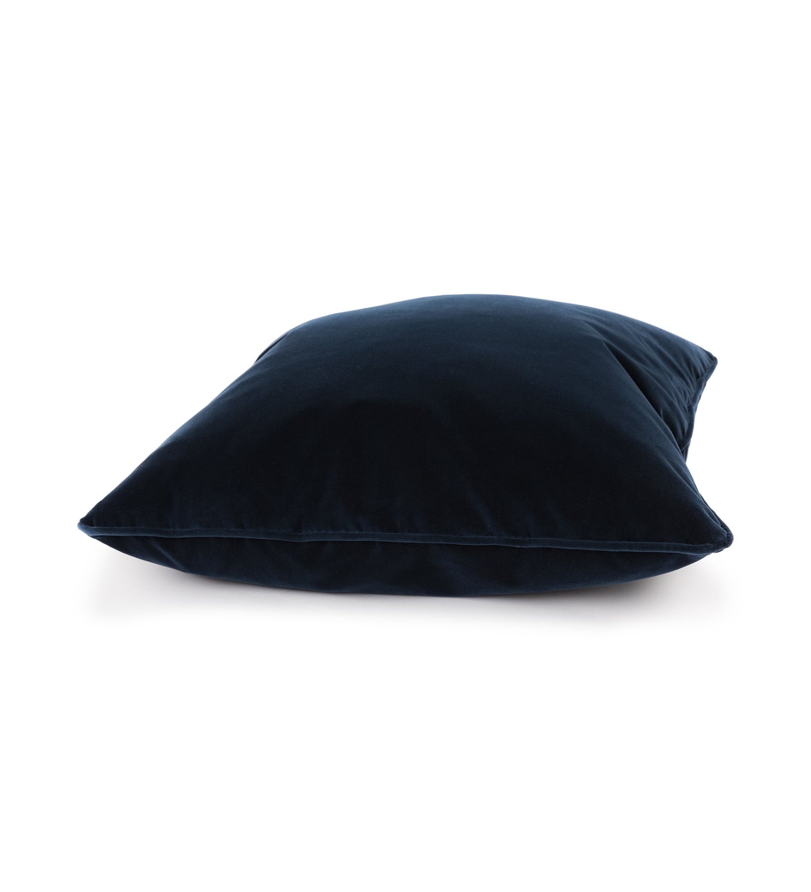 Lucca Velvet 20x20 inches Cushion + Covers (Pack of 2) In Dark Blue Colour - Febonic Living