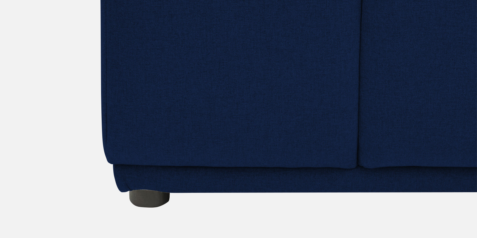Adam Fabric LHS Sectional Sofa (3+Ottoman Lounger) In Royal Blue Colour - Febonic Living