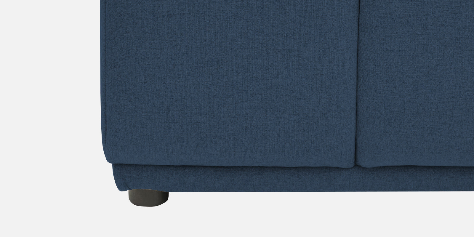 Adam Fabric LHS Sectional Sofa (3+Ottoman Lounger) In Light Blue Colour - Febonic Living