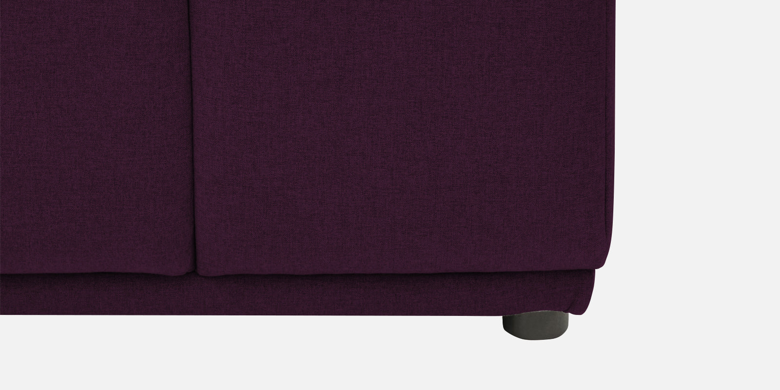 Adam Fabric RHS Sectional Sofa (3+Ottoman Lounger) In Greek Purple Colour - Febonic Living