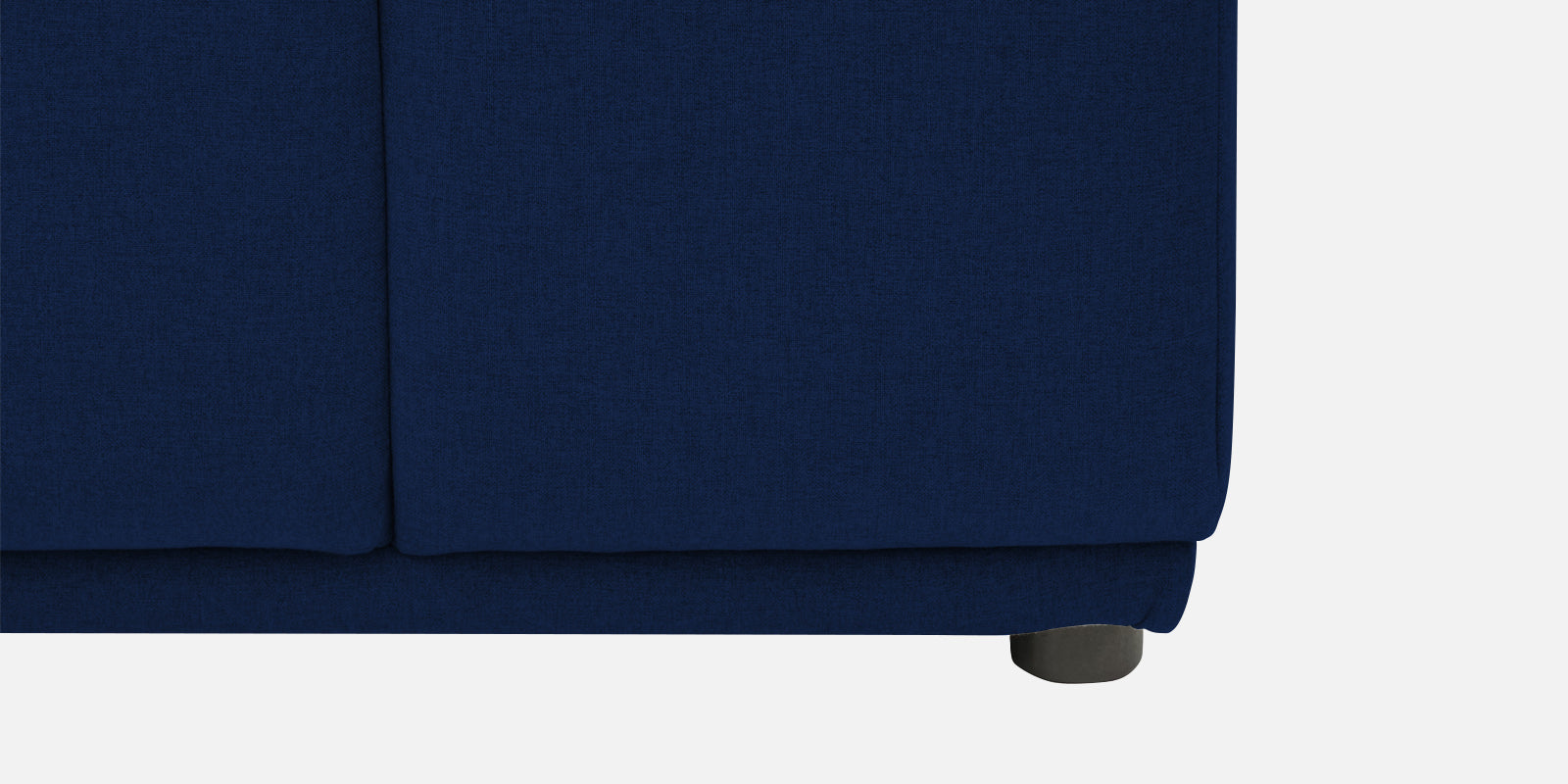 Adam Fabric RHS Sectional Sofa (3+Ottoman Lounger) In Royal Blue Colour - Febonic Living