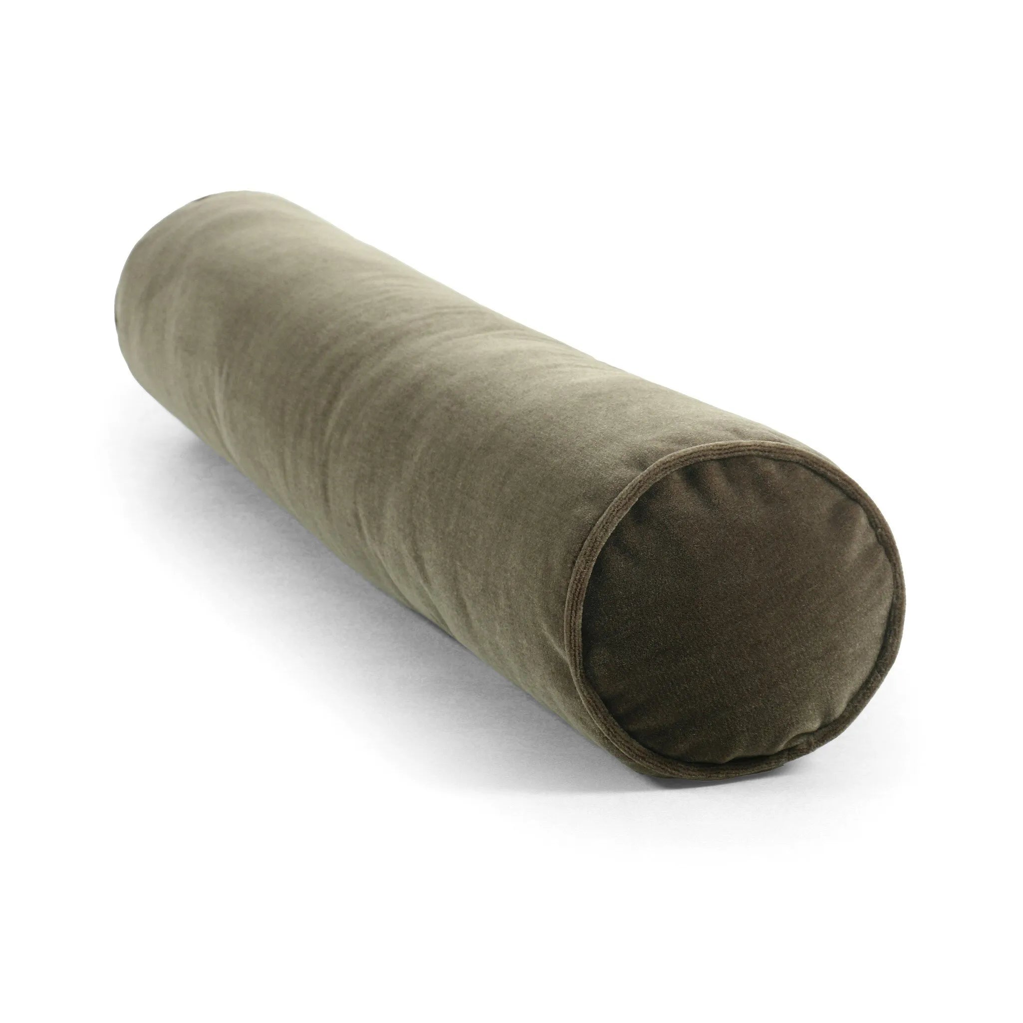 Bridger Fiber Bolster Pillow In Hunter Green Colour - Febonic Living