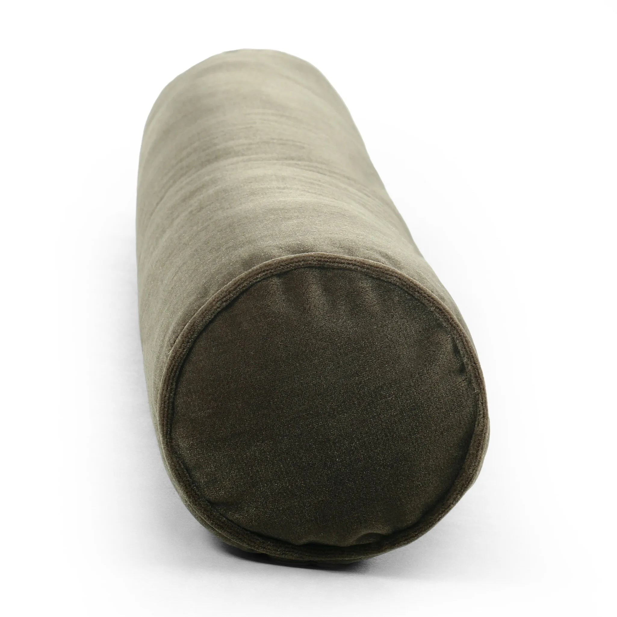 Bridger Fiber Bolster Pillow In Hunter Green Colour - Febonic Living