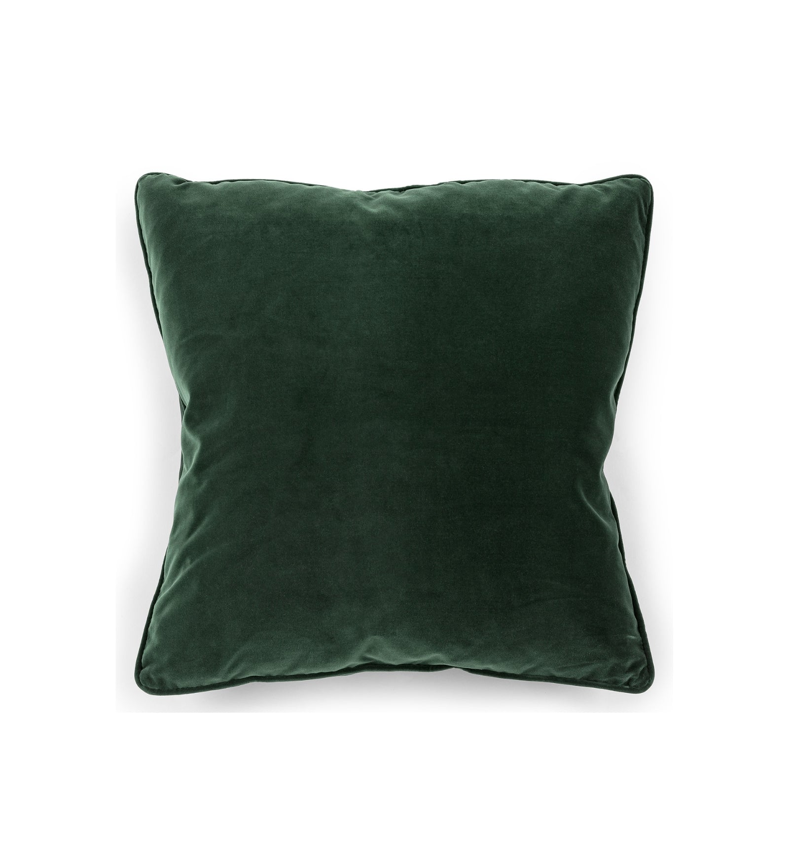 Lucca Velvet 20x20 inches Cushion + Covers (Pack of 2) In Amazon Green Colour - Febonic Living